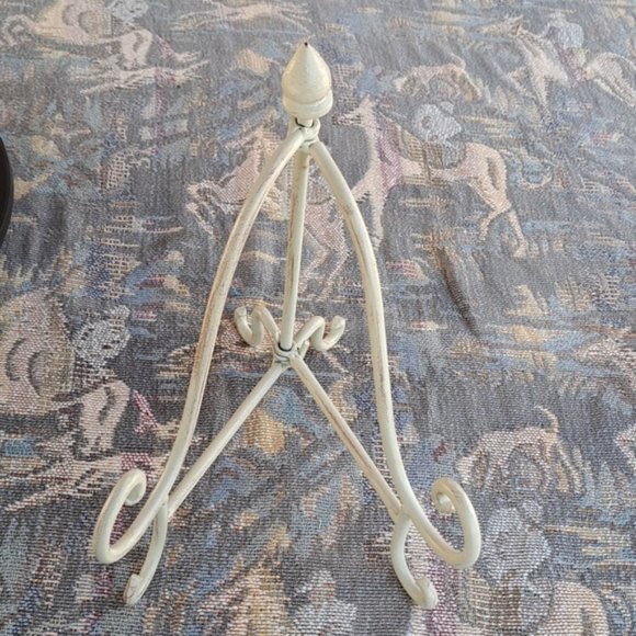 Hand Crafted Horse Clock Acrylic Painted Terra Cotta Plate Table Easel Southwest - Picture 8 of 8